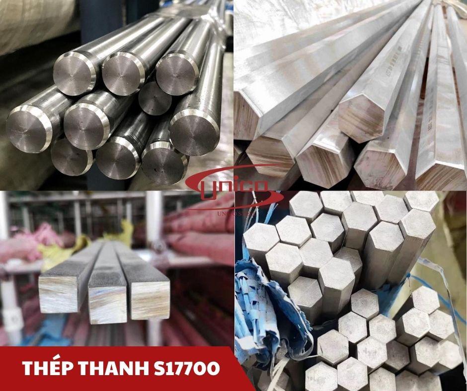 Thép tròn, vuông, lục giác S17700 - Unico Steel
